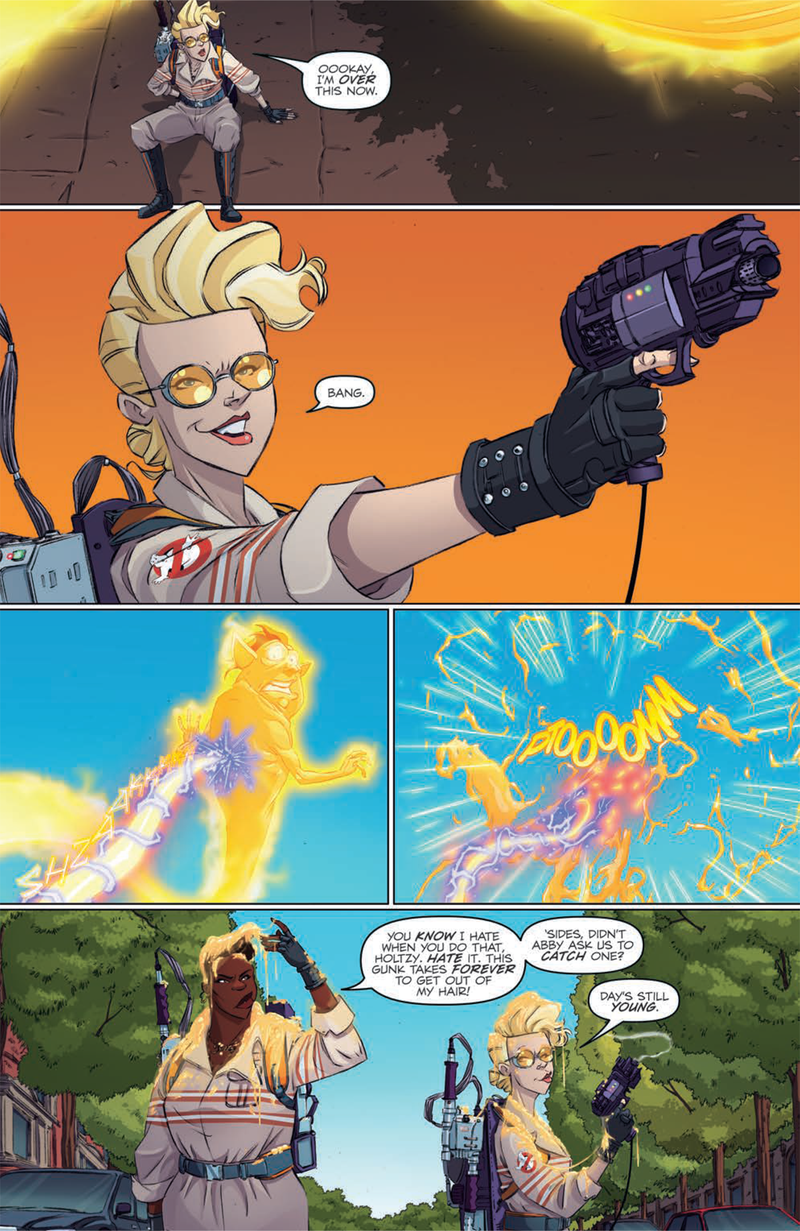 Illustration for article titled Patty and Holtzmann Are Back on the Hunt in a Look Inside the New Ghostbusters Comic